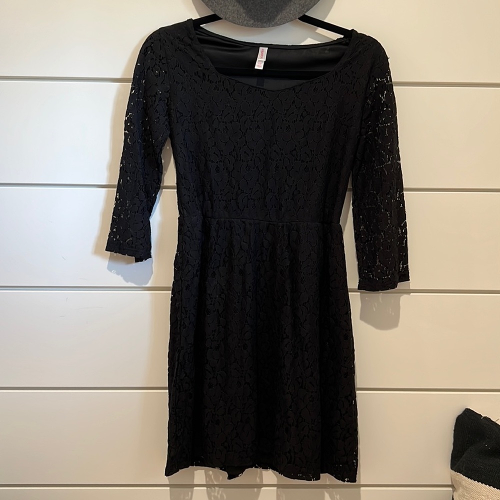 Xhilaration black lace dress